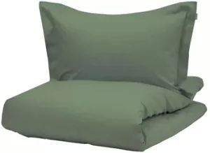 7: Turiform sengetøj - 150x210 cm - Grøn - Sengesæt i 100% egyptisk bomuldssatin - Turistrib Turiform